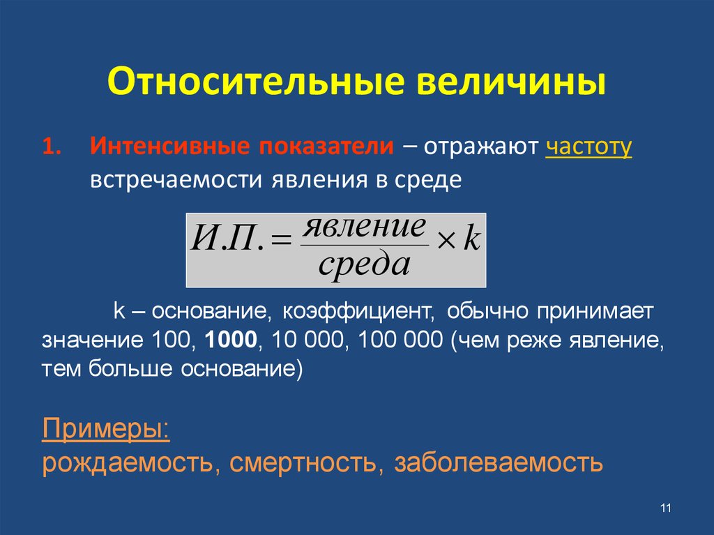 Абсолютно рассчитать. Относительные величины в медицинской статистике. Относительные величины в статистике. Показатели относительных величин. Единицы измерения относительных величин.