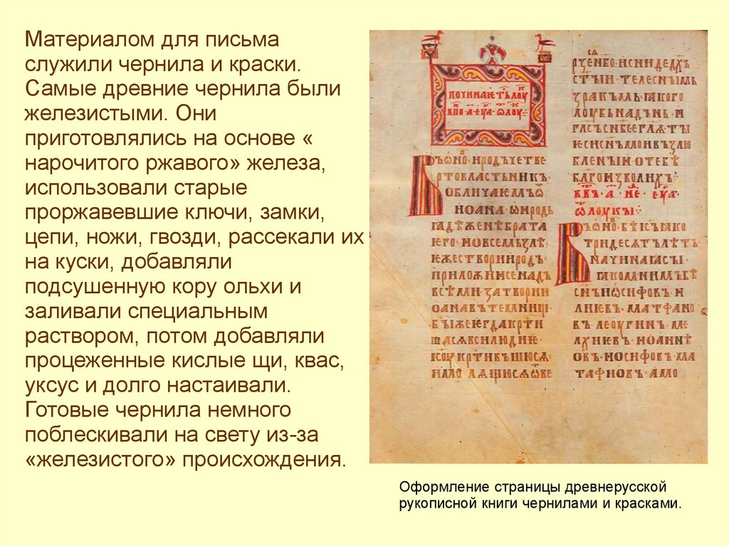 Реферат: Русская рукописная книга XI-XV веков