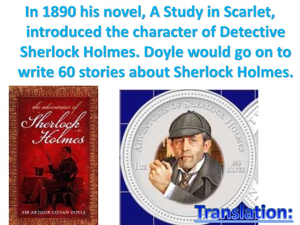 Конан дойл на английском. Agatha Christie and Conan Doyle presentation.
