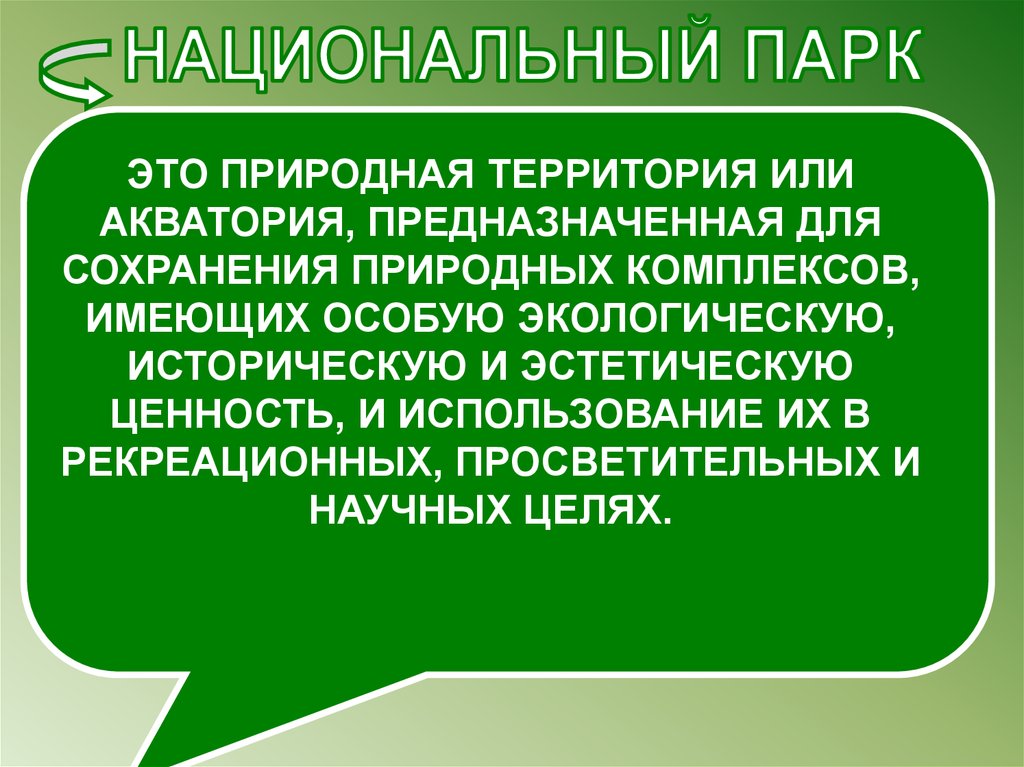 Особо охраняемые природные территории в россии презентация