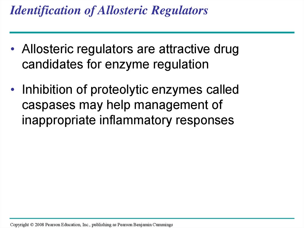 Identification of Allosteric Regulators