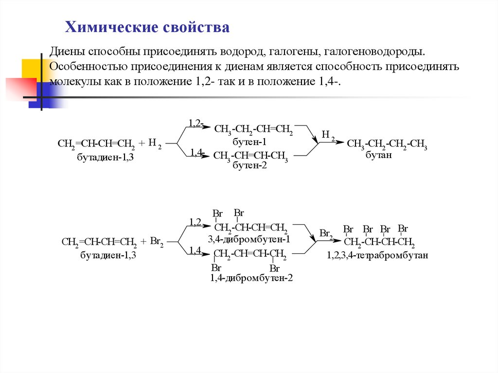 Химические свойства алкадиенов реакции полимеризации. Химические свойства алкадиенов. Качественная реакция на алкадиены. Алкадиены реагируют с водой.