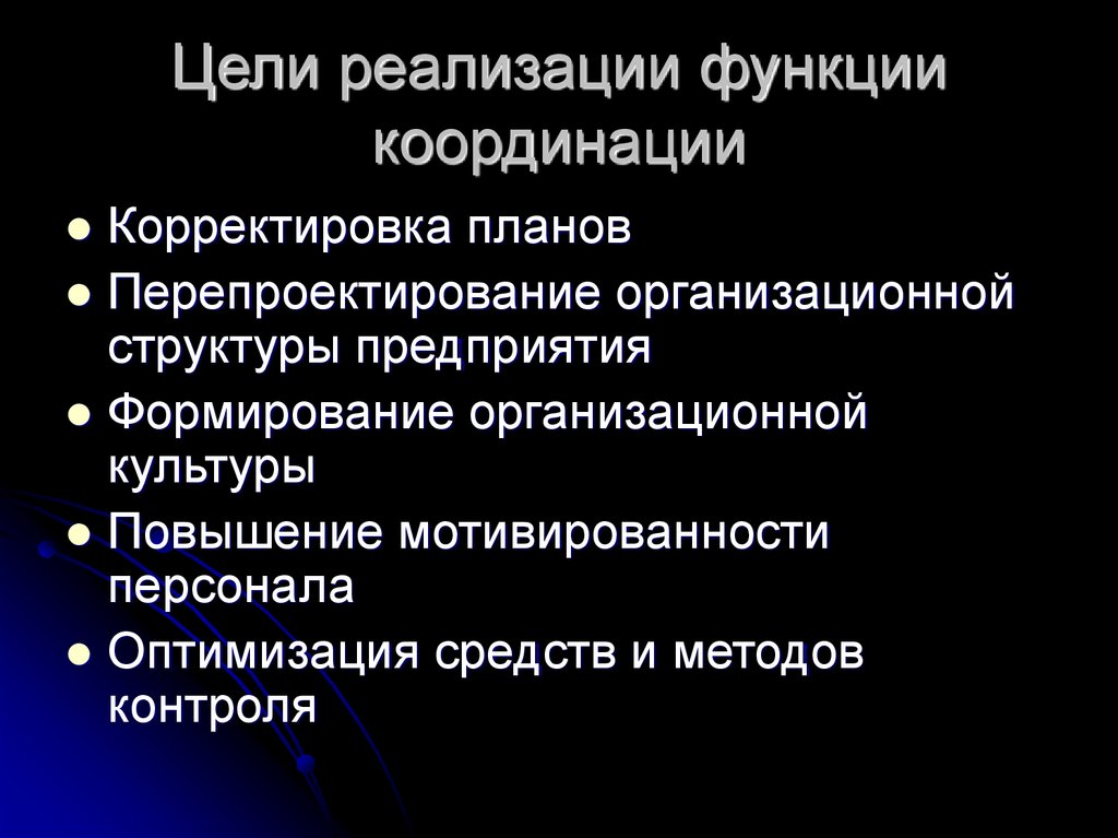 Возможность координации через добровольное сотрудничество план