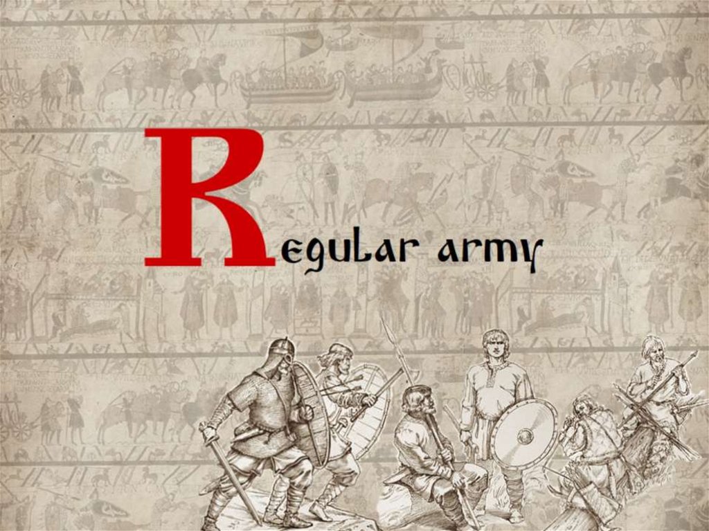 egular army