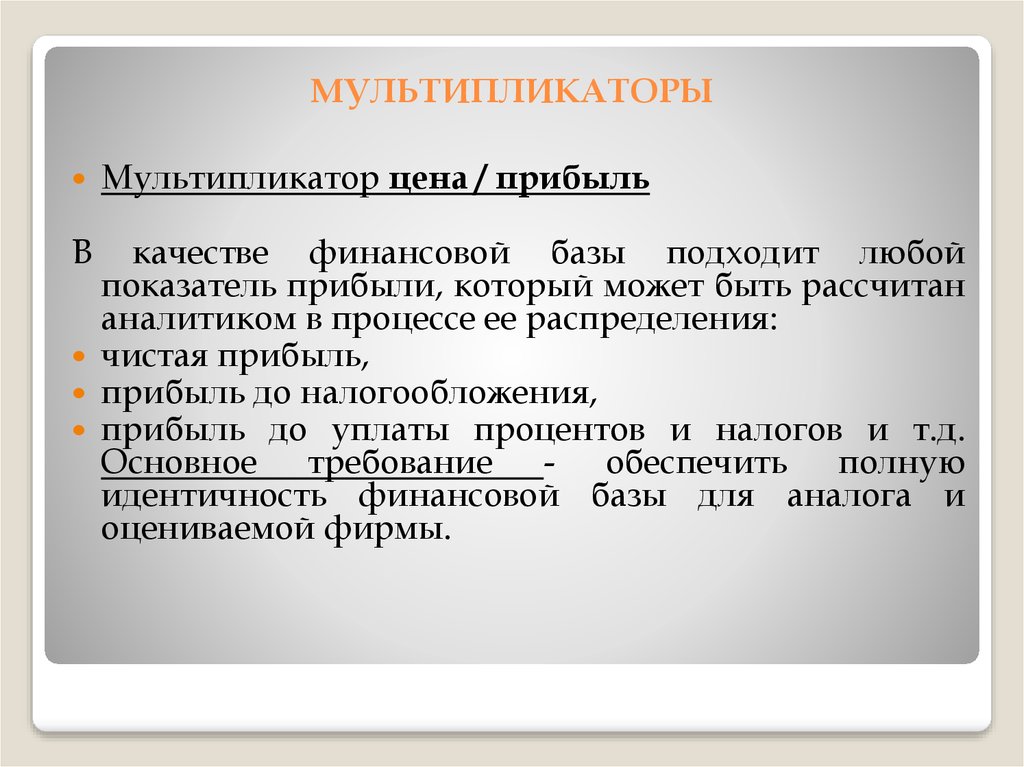 Метод мультипликатора