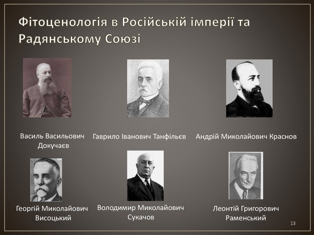 Фітоценологія в Російській імперії та Радянському Союзі