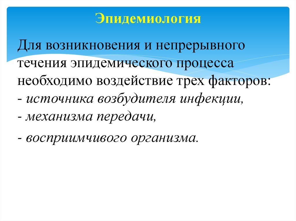 Распространение инфекционного процесса