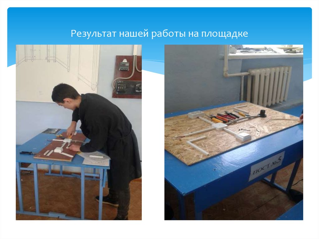 Результат нашей работы на площадке