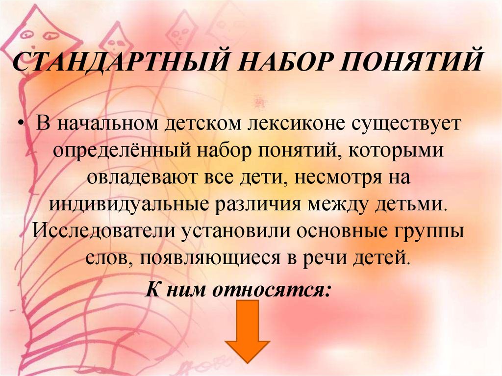 Понятие набор