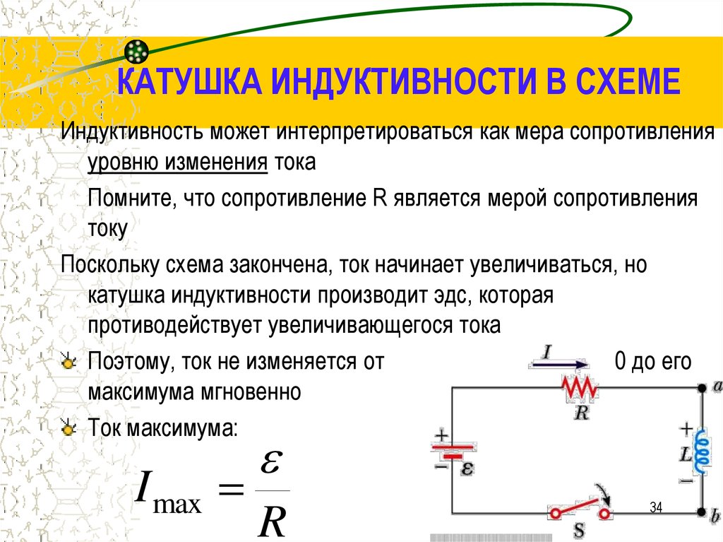 Катушка в электрической схеме