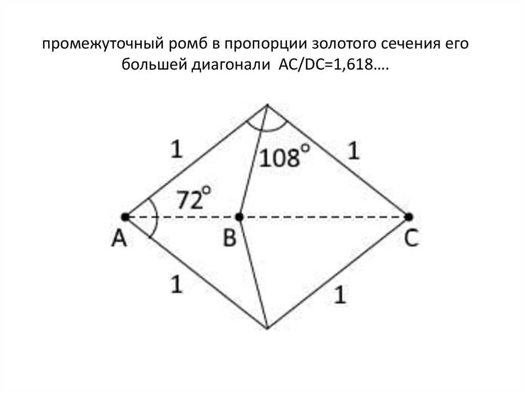 Большей диагонали