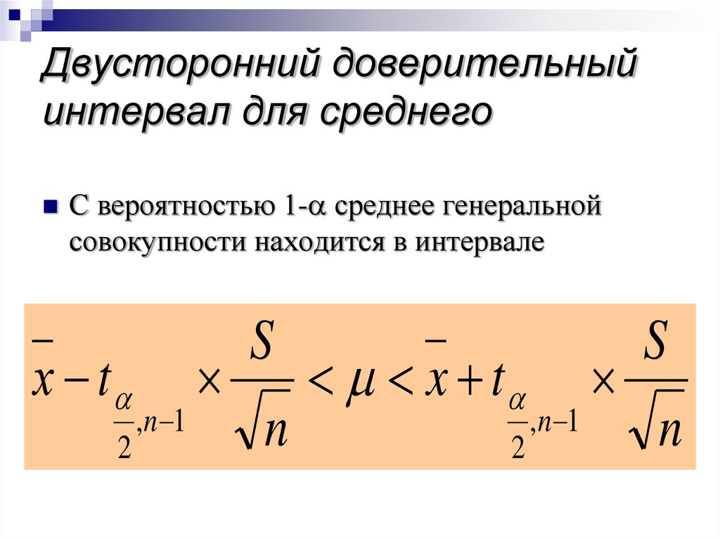 Как нарисовать доверительный интервал