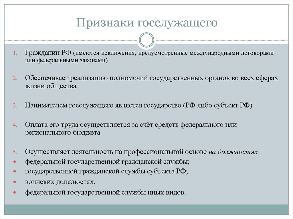 Понятие и виды государственных служащих презентация