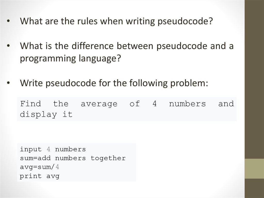 online pseudocode writer