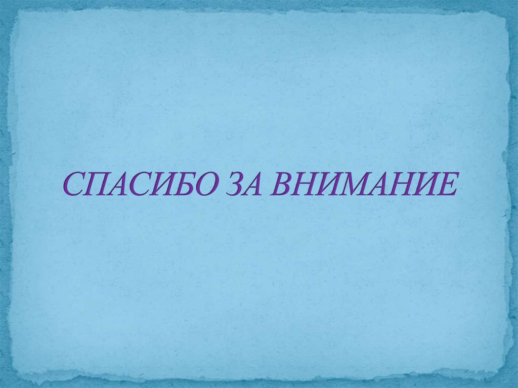 СПАСИБО ЗА ВНИМАНИЕ