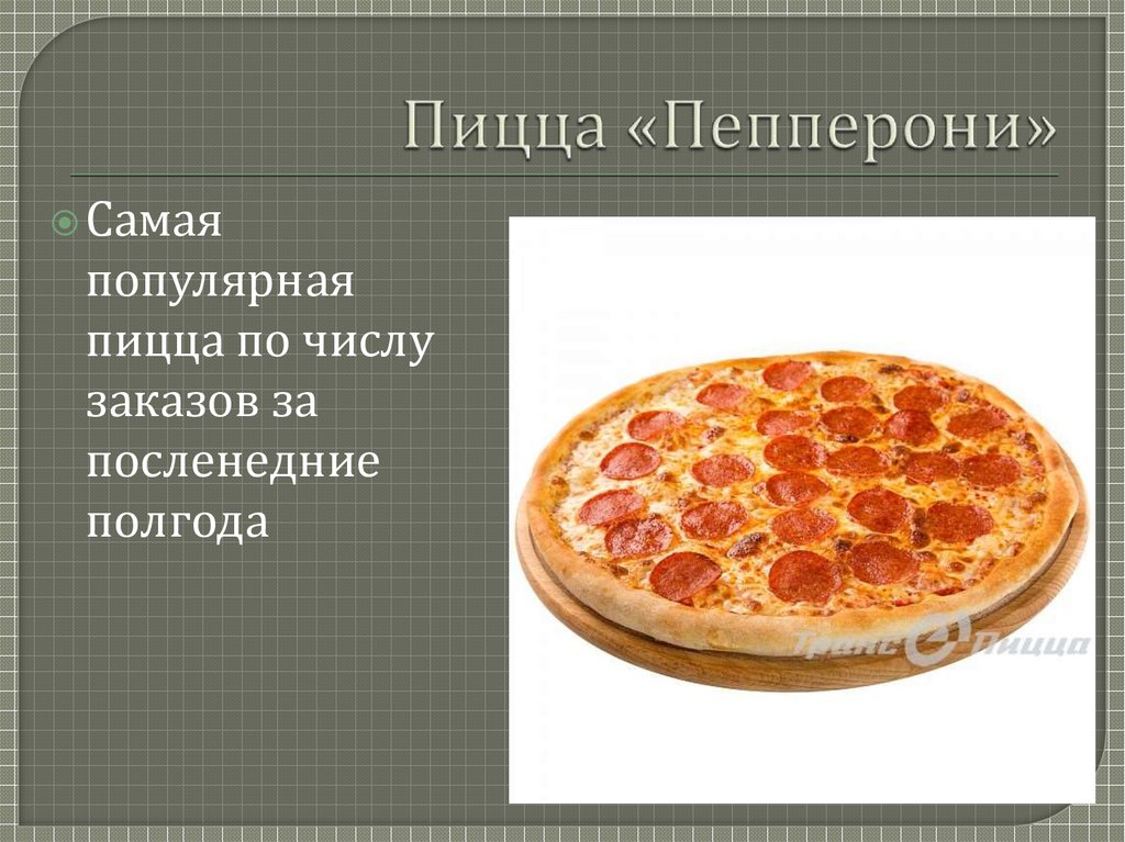 Пицца «Пепперони»