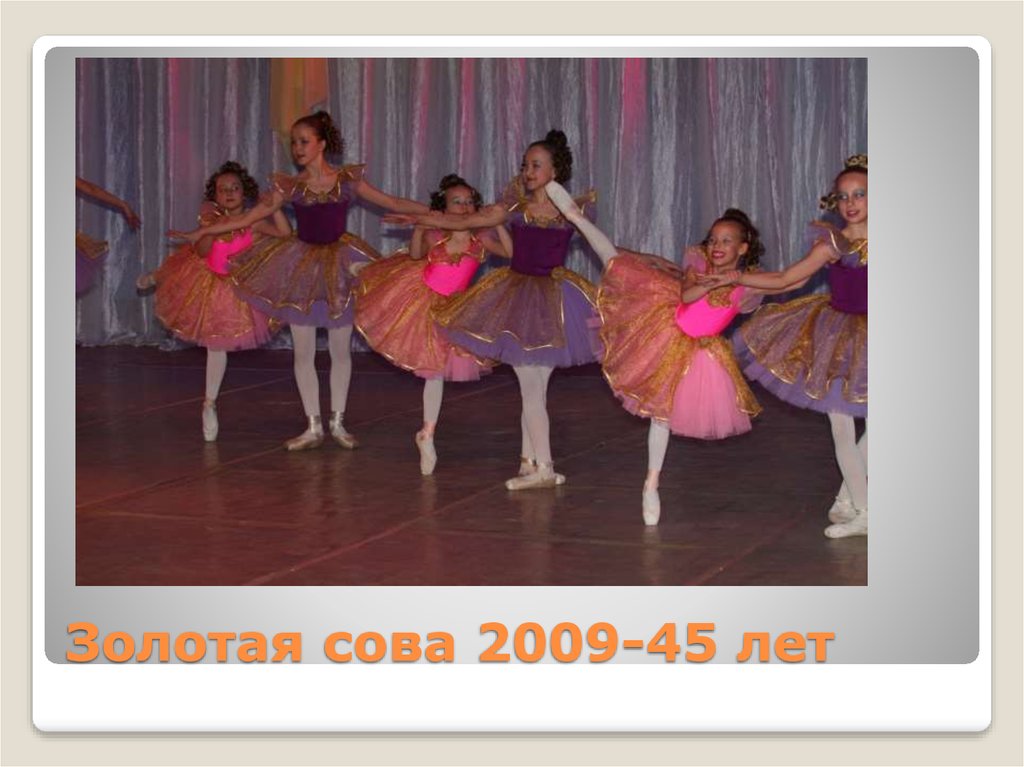 Золотая сова 2009-45 лет
