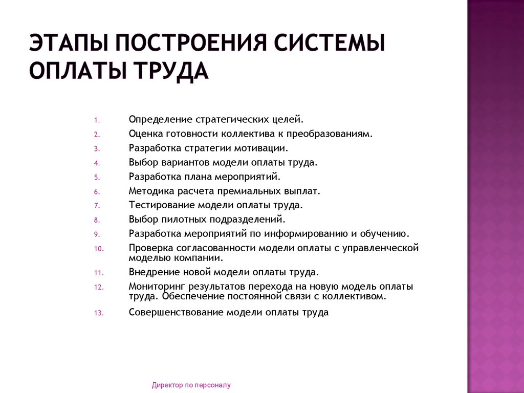 Система вознаграждения персонала презентация