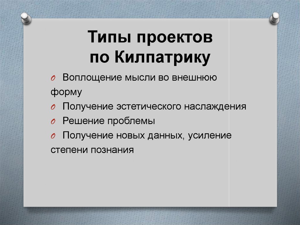 Метод проектов килпатрик книга