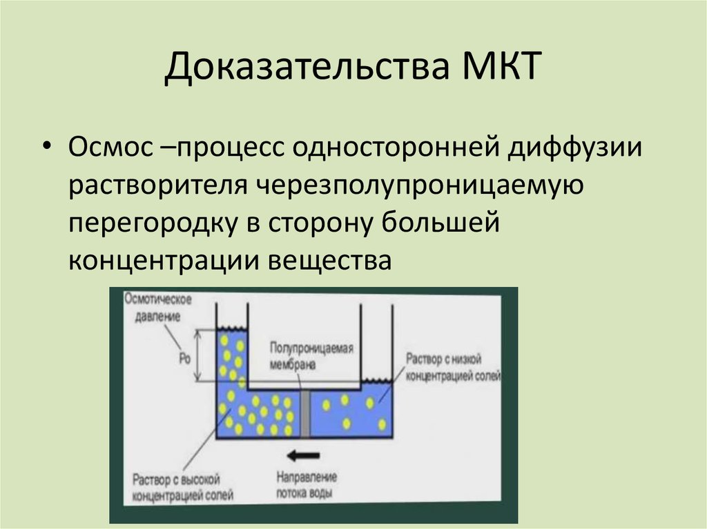 Основы молекулярной теории. Осмотические процессы. Осмос процесс одностороннего. Микро и макро параметры МКТ. Процессы МКТ.