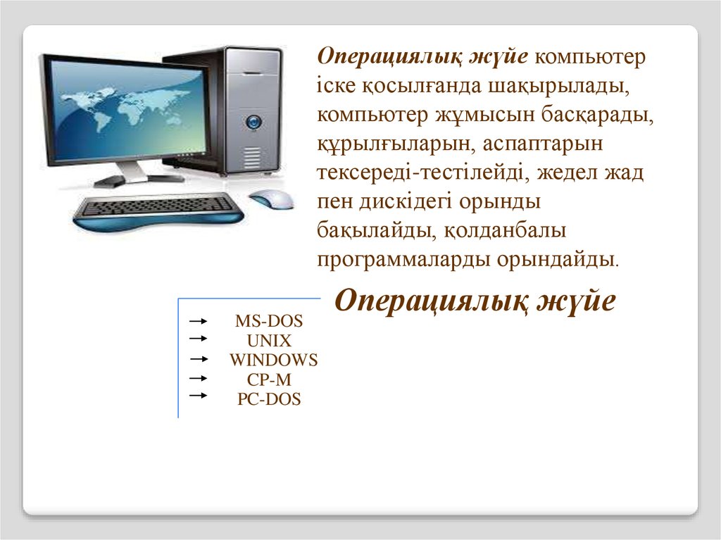 Операциялық жүйе презентация