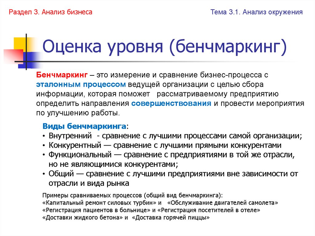 Вести процесс. Бенчмаркинг. Сравнение с эталонными процессами. Бенчмаркинг службы ремонта оборудования. Бенчмаркинг и морфологический анализ.