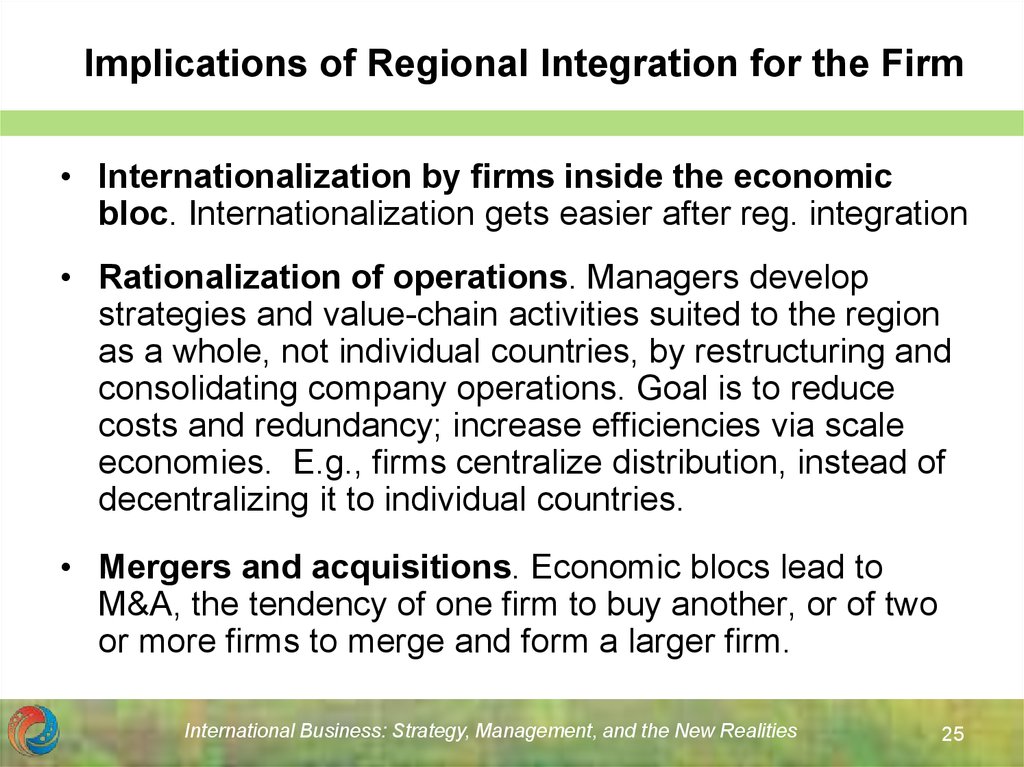 Regional Economic Integration Online Presentation