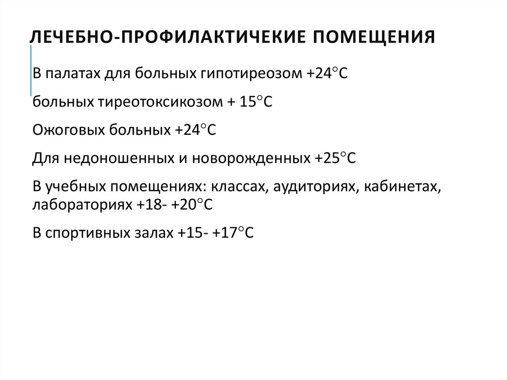 Гигиеническая оценка микроклимата помещений