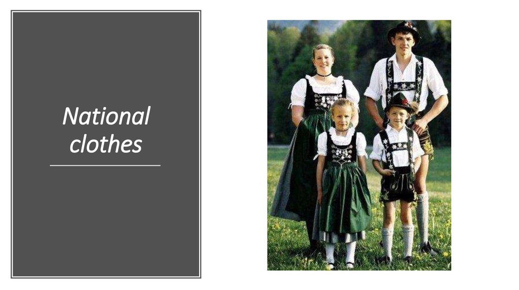 National clothes
