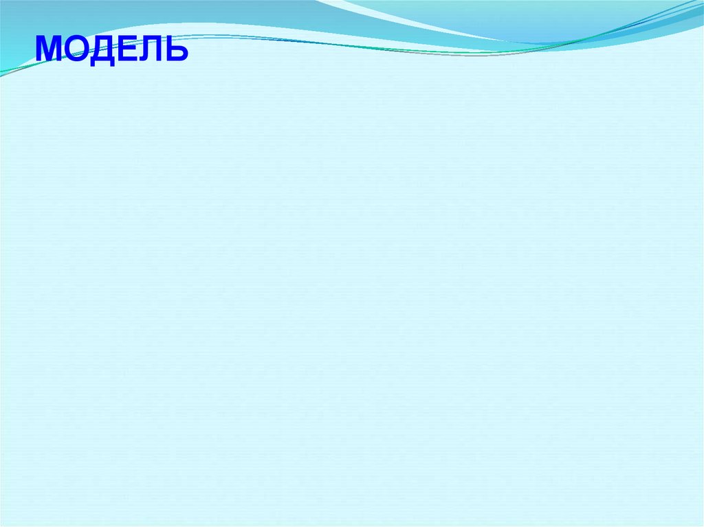 МОДЕЛЬ
