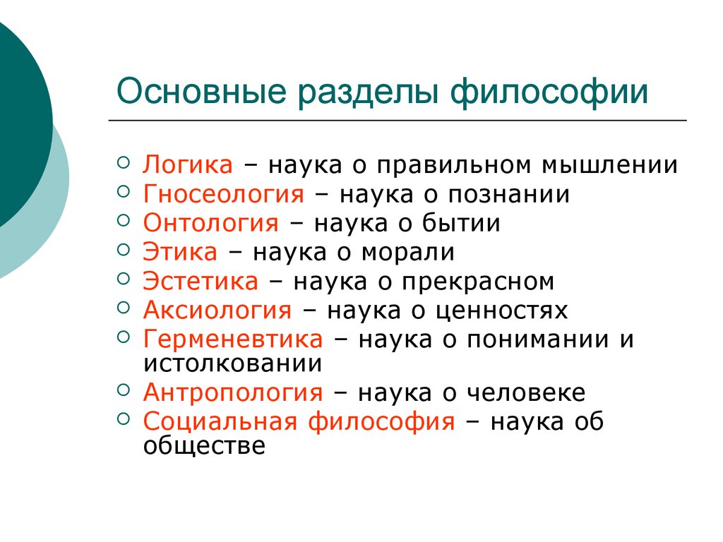 Логика философия. Перечислите основные разделы философии. Основные проблемы разделов философии логика. Основные содержание разделов философии. 4. Назовите основные разделы философии..