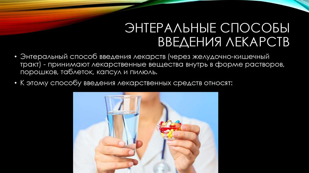 Презентация способы введения лекарственных средств