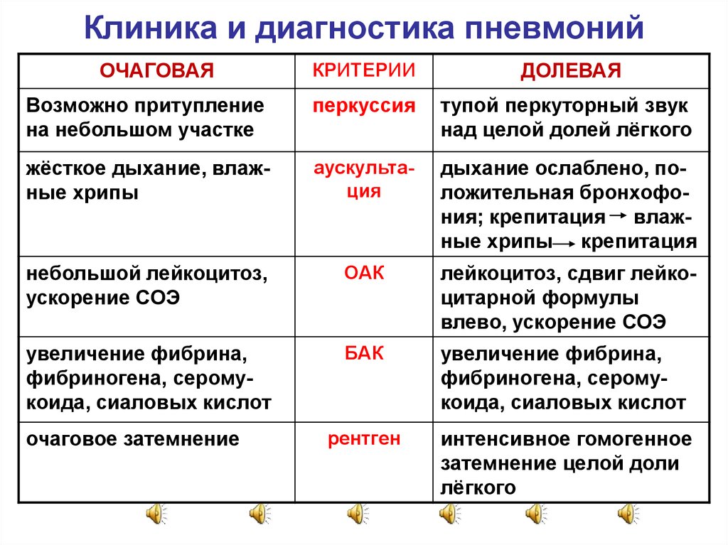 Чем отличается пневмония от пневмонии. Отличие очаговой пневмонии от долевой. Очаговая и долевая пневмония отличия. Крупозная и очаговая пневмония. Крупозная и очаговая пневмония отличия.