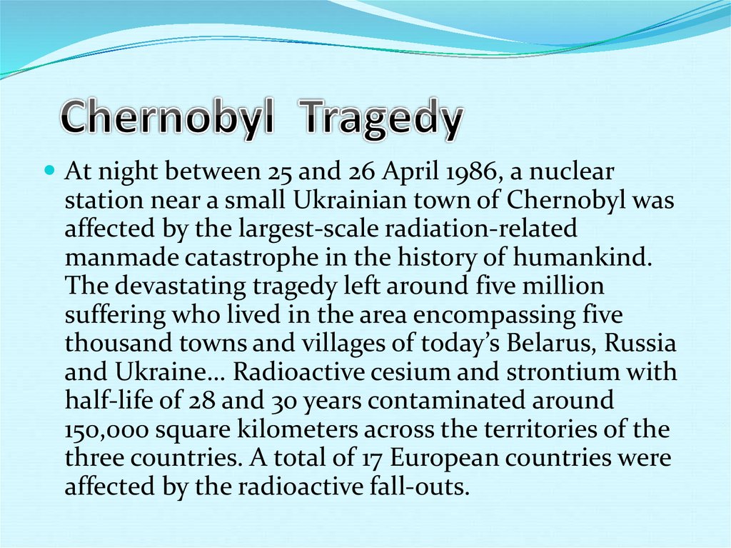 Chernobyl Tragedy