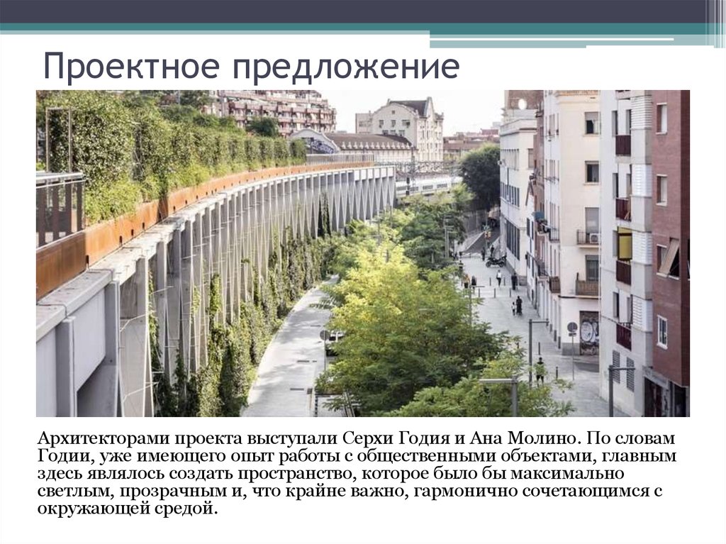 Проектное предложение