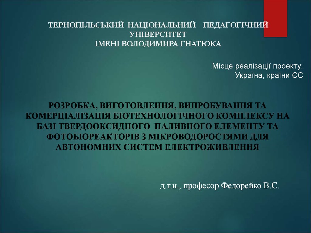 ТЕРНОПІЛЬСЬКИЙ НАЦІОНАЛЬНИЙ ПЕДАГОГІЧНИЙ УНІВЕРСИТЕТ ІМЕНІ ВОЛОДИМИРА ГНАТЮКА
