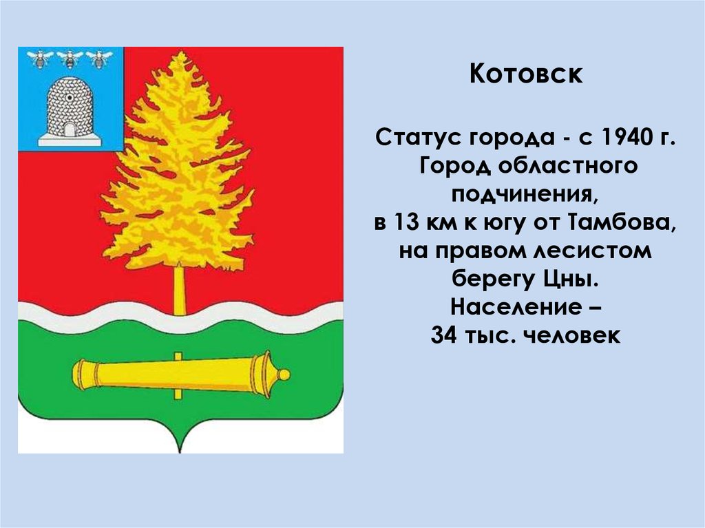 Статус города. Герб Котовска Тамбовской области. Герб города Котовска. Статус города Котовска Тамбовской. Герб города Котовска Тамбовской области с описанием.