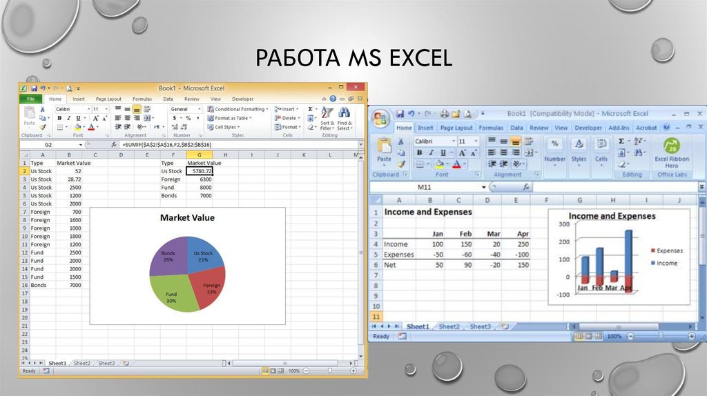 Возможности ms excel презентация