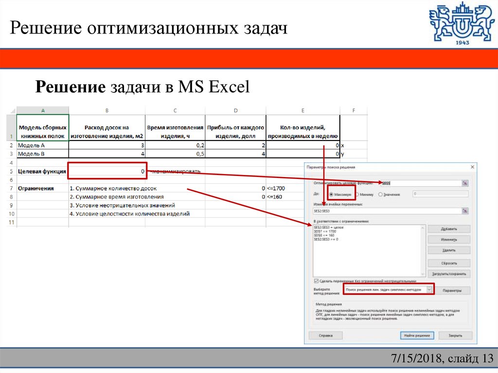 Назначение excel