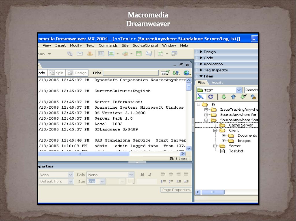Macromedia Dreamweaver