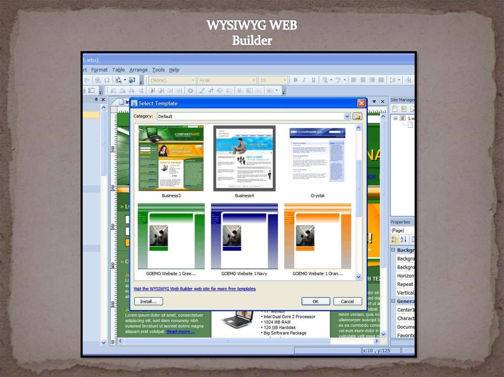Как использовать шаблоны для создания сайта. Web builder шаблоны. создание шаблона. программа для создания шаблонов.