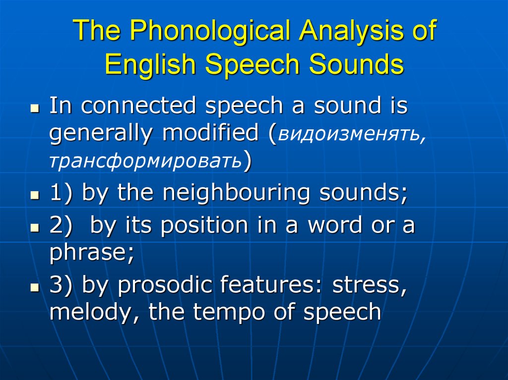 research journal article on the phonological features of a language