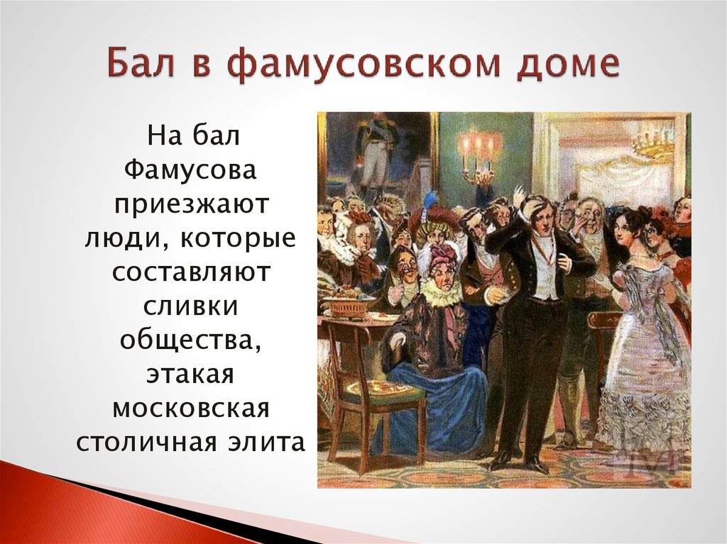 Почему фамусов. Бал  в комедии Грибоедова «горе от ума». А С Грибоедов горе от ума характеристика гостей на балу. Сцена бала в комедии а.с. Грибоедова «горе от ума». Грибоедов горе от ума сцена бала.