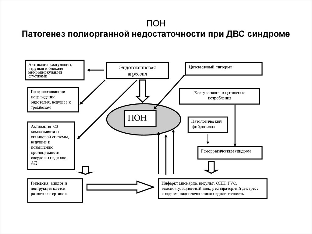 Полиорганная недостаточность патофизиология презентация