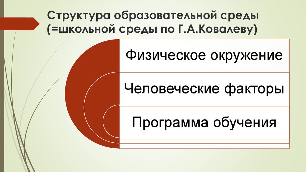 Проект школа структура