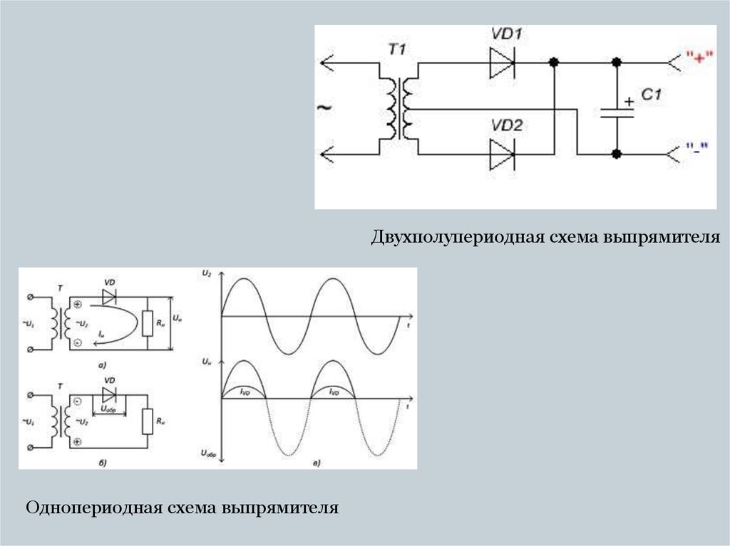 Схема защиты выпрямителя