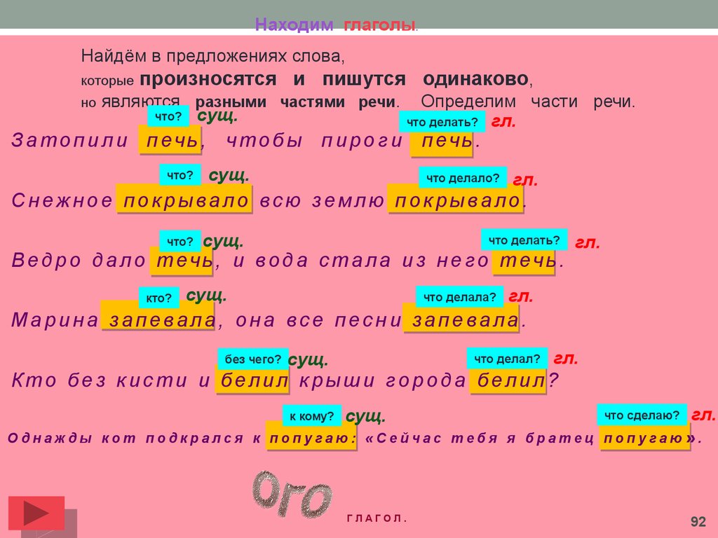 Части слова гроза. Части речи. Части речи в русском языке таблица. Найди глаголы. Как найти глагол в предложении.