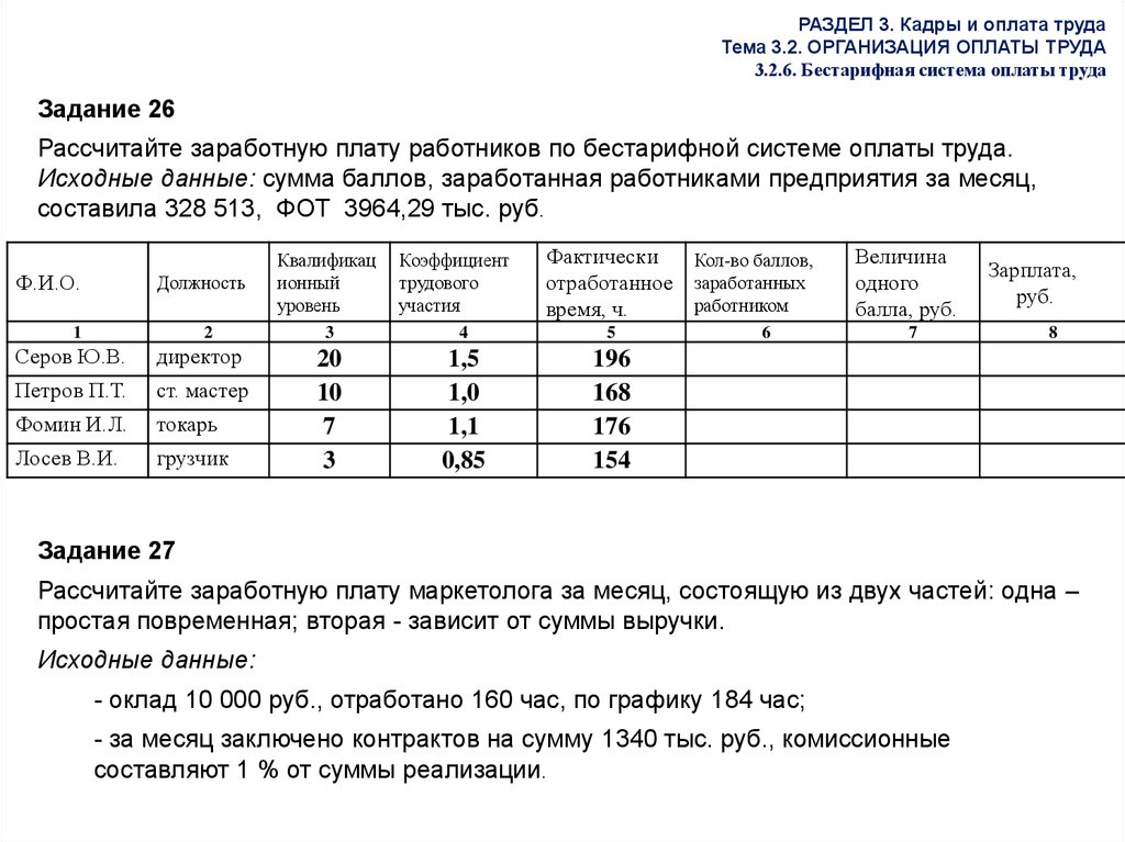 Системы оплаты труда работников государственных учреждений