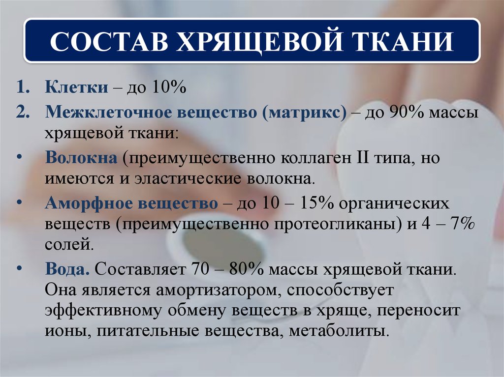 Химический состав ткани. Состав хрящевой ткани. Химические компоненты основного вещества хрящевой ткани. Химический состав основного вещества хрящевой ткани. Основное вещество хряща.