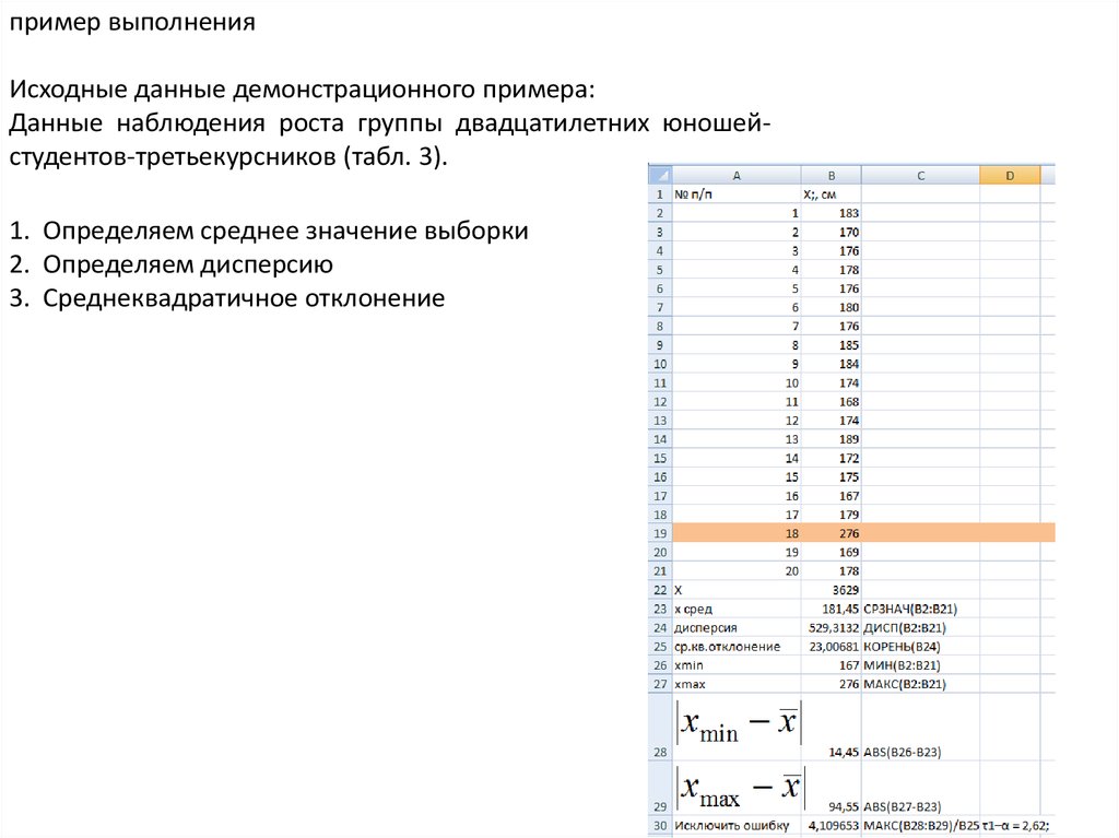 Анализ и обработка данных мониторинга